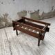 Small modernist oak planter from the 1950s