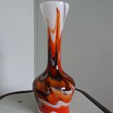 Vetreria Barbieri vase from Empoli in Italy in opaline glass from Florence