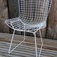 Chaise Wire Harry Bertoia, édition Knoll vintage restaurée