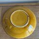 Round barbotine dish with fruit decoration Sarreguemines