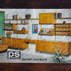 PS System rosewood wall unit by Randers Mobelfabrik, 1960's