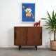 Walnut cabinet, Scandinavian design