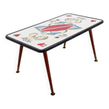 Mid-Century "Lady of Hearts" coffee table - 1950s