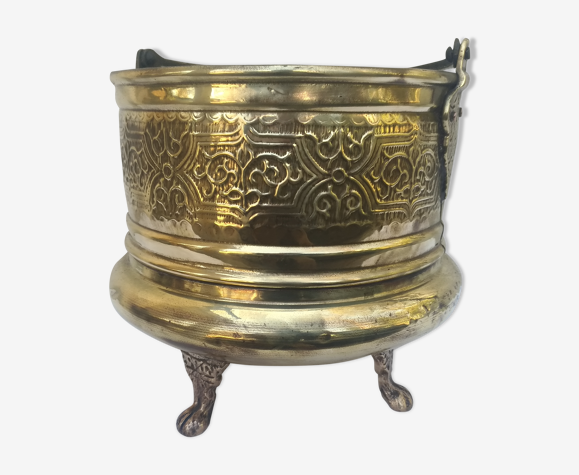 Cache pot en laiton