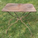 Old garden coffee table