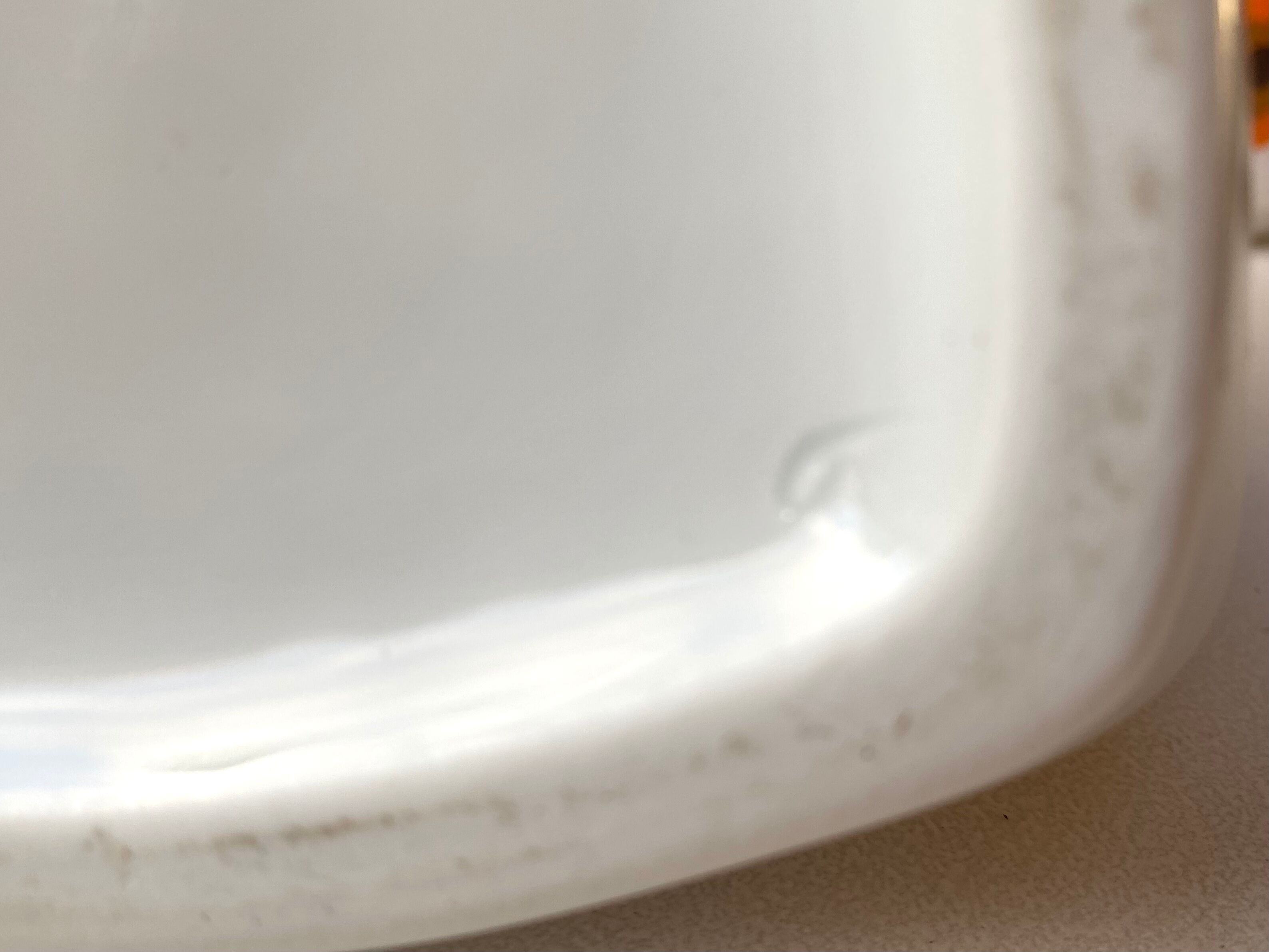 Carafe animalière grande oie in vintage white porcelain 80s