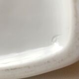 Carafe animalière grande oie in vintage white porcelain 80s