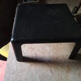 Gae Aulenti plastic black table