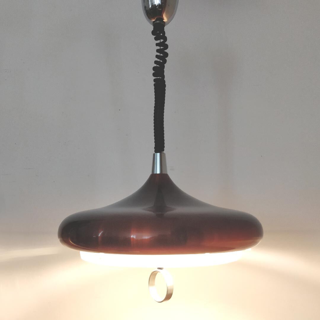 Italian Space Age hanging lamp 1970