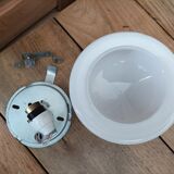 Ceiling lamp wall lamp opaline metal globe