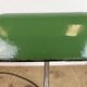 Vintage Green Enamel Banker Lamp, 1950s