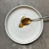 6 Enameled stoneware plates - dessert plates