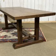 Table style monastère en orme, années 1970