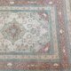 Ancient Persian Oriental rug handmade Tebriz 1.74 x 1.25 m