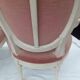 Paire de fauteuil médaillon style Louis XVI blanc patiné