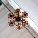 Pendant Lamp In Iron And Murano Glass, Italy Early 20th Century