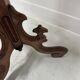 Napoleon III solid mahogany pedestal table with tilting top