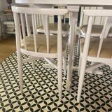 Table set and 4 chairs Thonet 1960