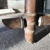 1900 old bamboo mirror