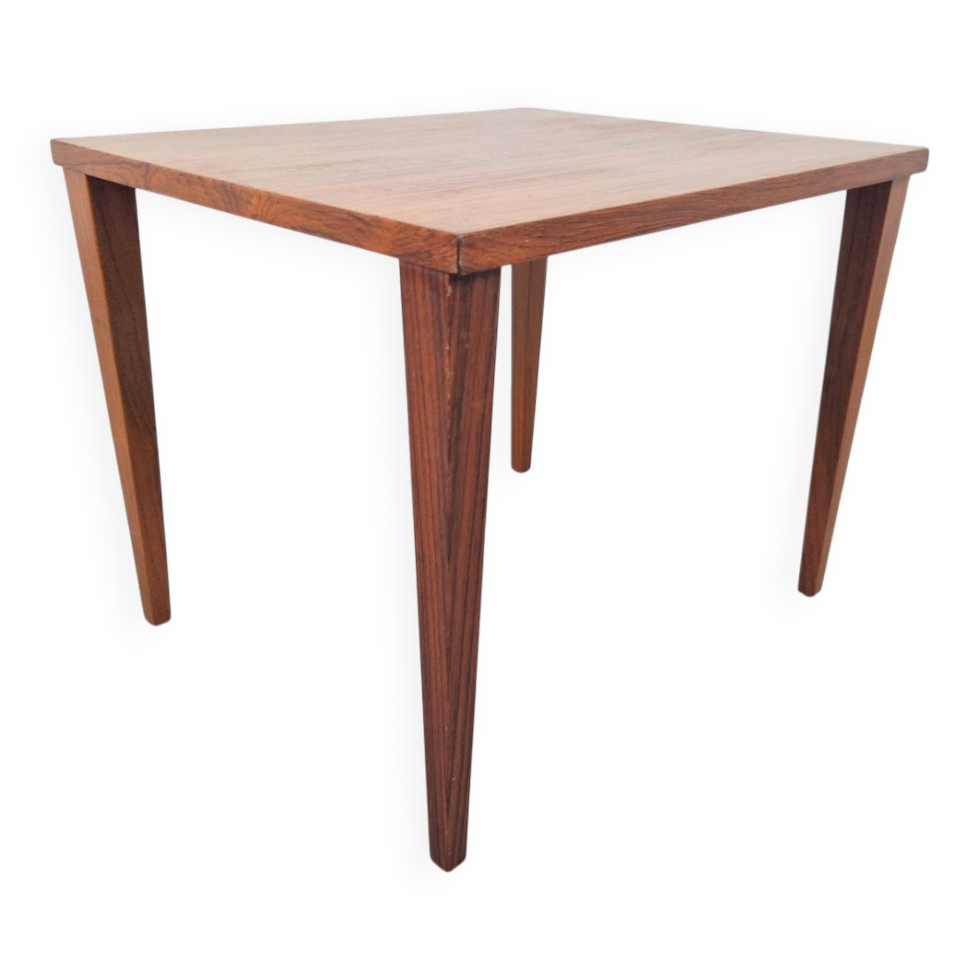 Table d'appoint en teck de HM Møbel, Danemark, années 1960.