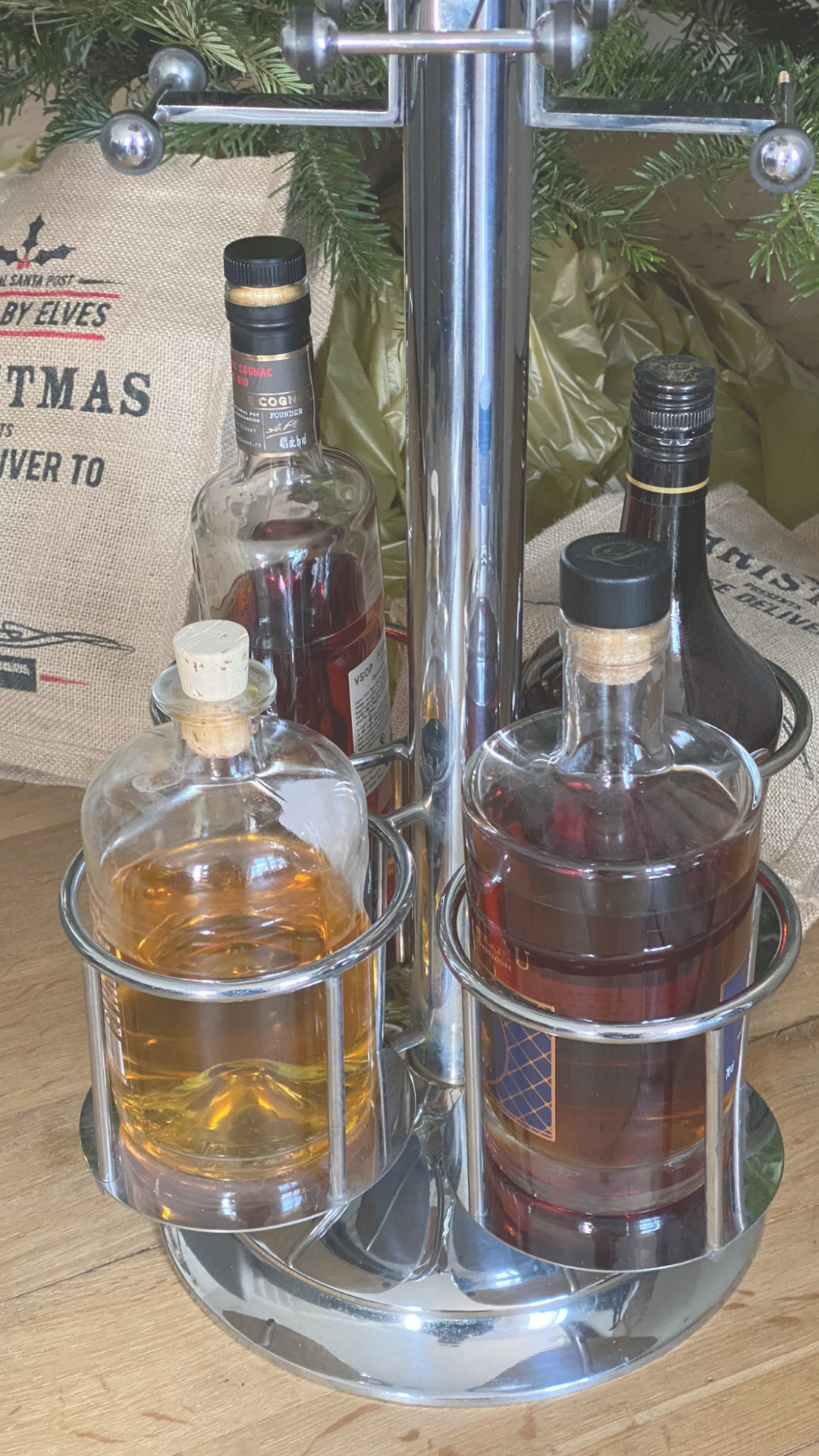 Vintage art deco bottle holder