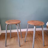 Pair of industrial stools
