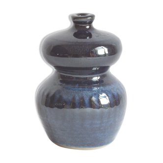 Gourd shaped ceramic vase by Steve Hague for Thoresby Hall pottery, Sherwood forest, England 1960s.