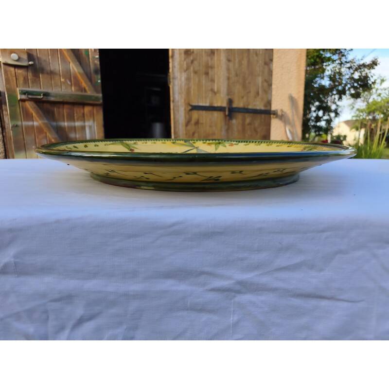 Glazed stoneware dish from St Jean de Fos