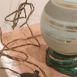 Vintage ceramic lizard lamp