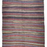 Blue & Green Striped Kilim Rug 146x288Cm SK 241322