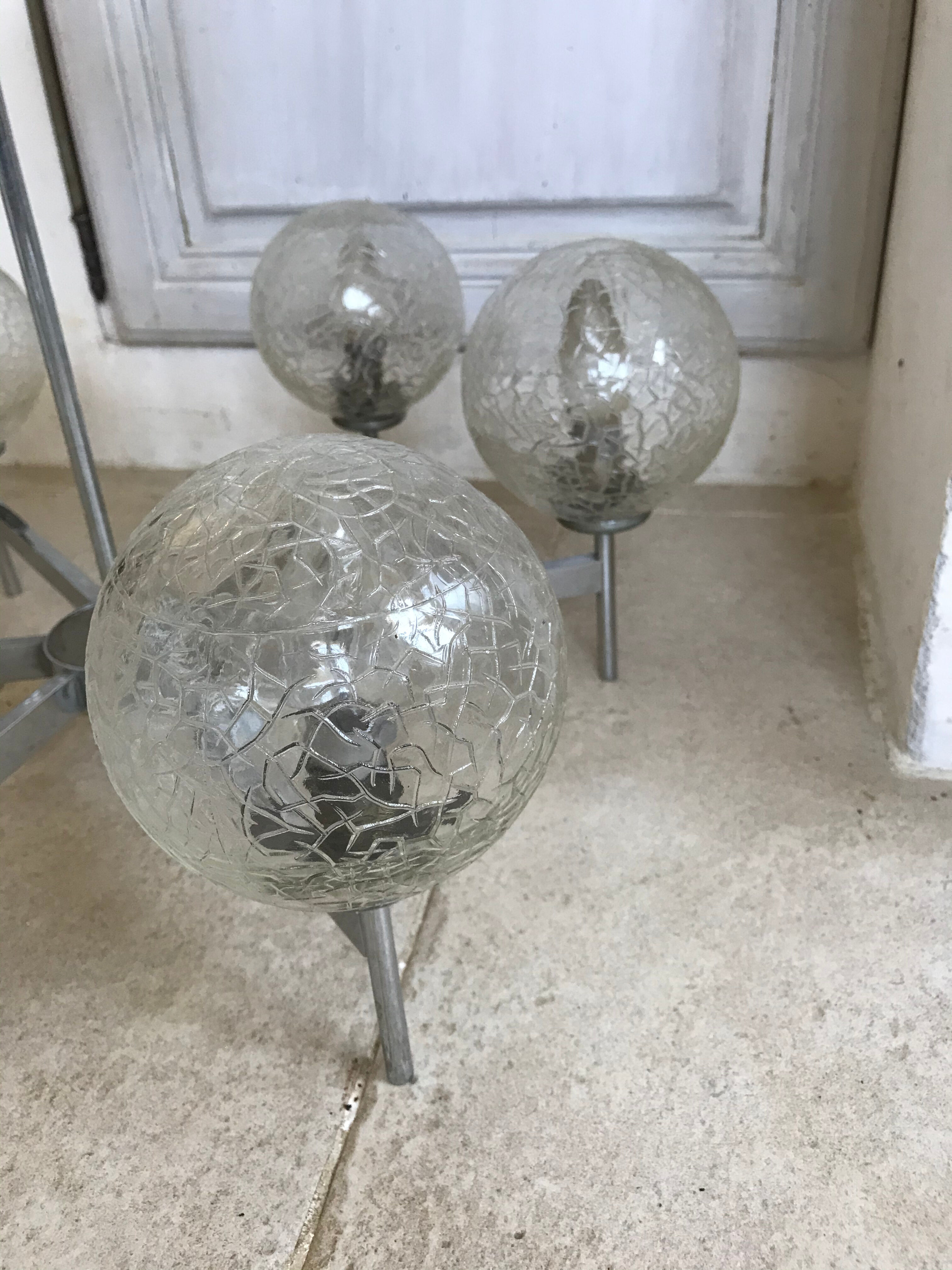Sputnik Lustre 6 vintage lights
