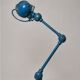 Jielde lamp with 2 arms