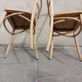 Two curved chairs