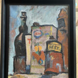 Painting another garage death, comes from Raymond Guidot's workshop