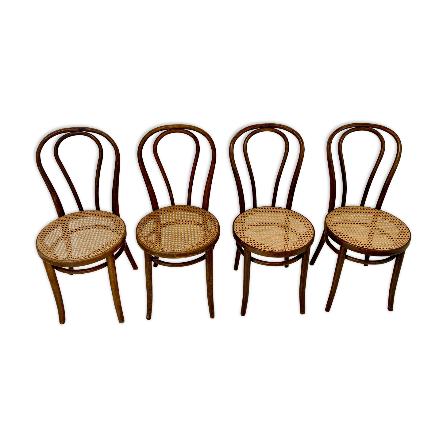 Set of 4 thonet chairs zpm radomsko