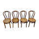 Lot de 4 chaises thonet zpm radomsko