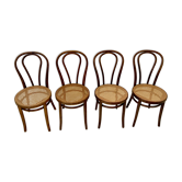 Lot de 4 chaises thonet zpm radomsko