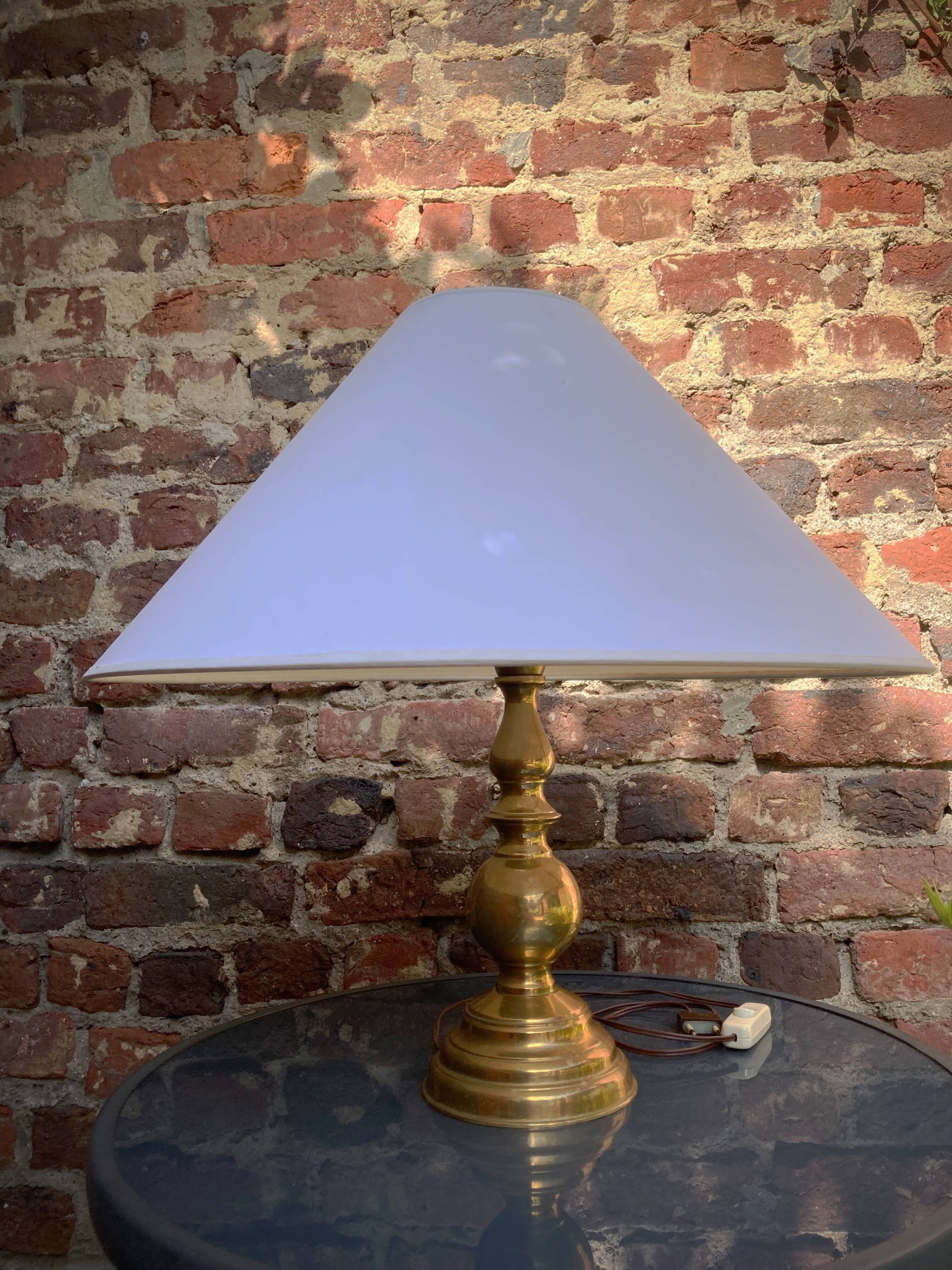 Vintage brass table lamp