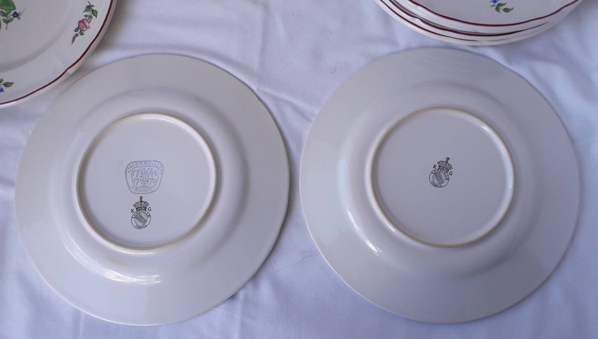 Dessert plates Lunéville