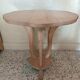 Refurbished oak side table/pedestal table