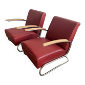 Hynek Gottwald, Pair of Cantilever Armchairs EK34, 1930s
