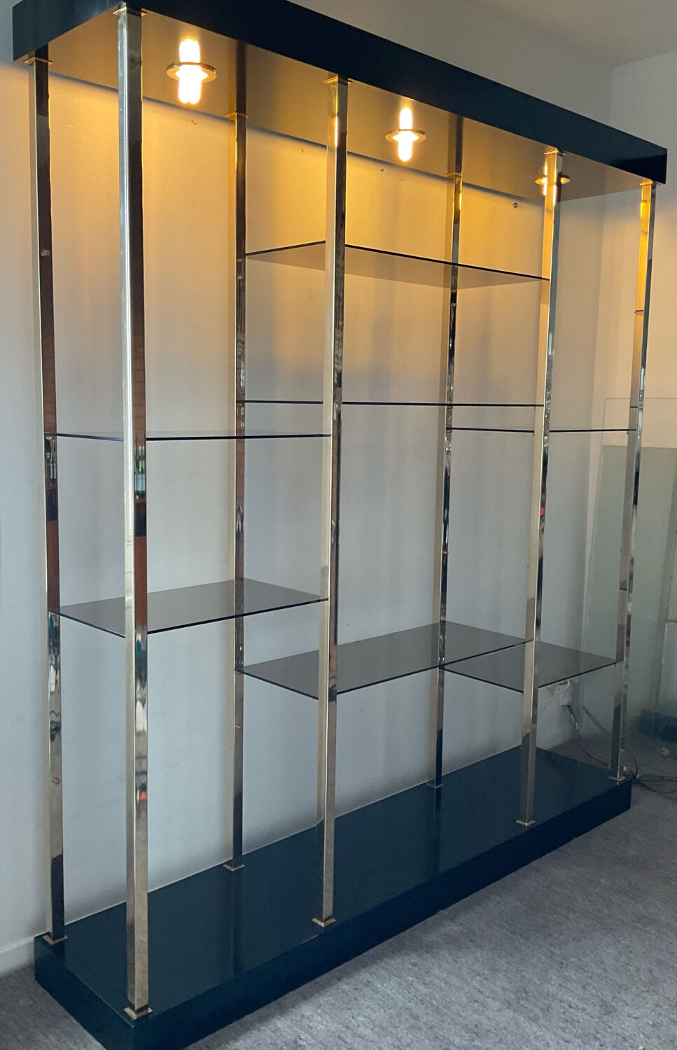 Belgo chrom shelf from the 70s and 80s