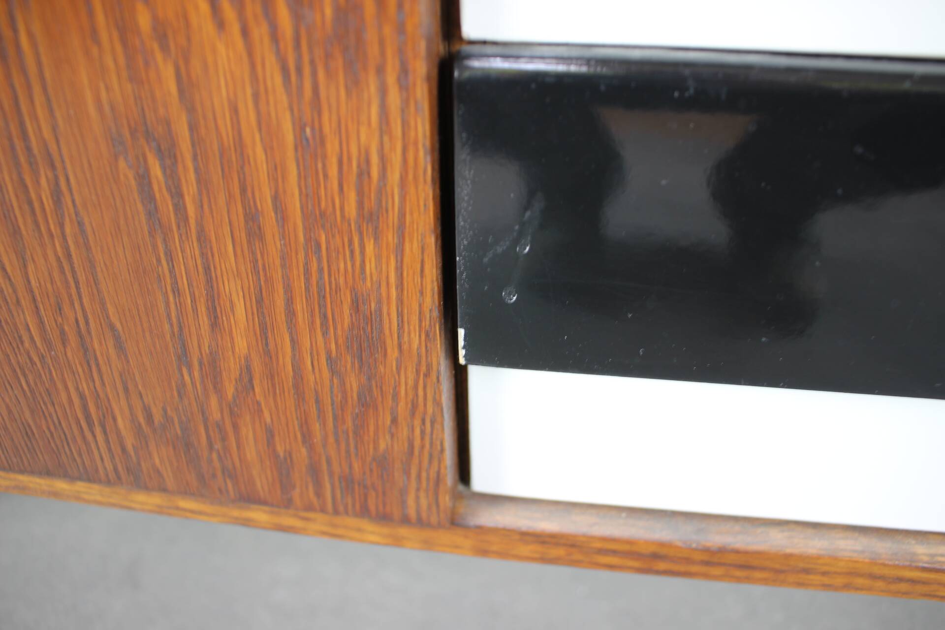 Oak chest of drawers from the 1960s by Jiri Jiroutek, Czechoslovakia