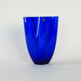 Cobalt vase, Danish design, 1980s, manufacturer: Royal Copenhagen