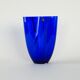 Vase danois en verre bleu cobalt par Royal Copenhagen, années 1980