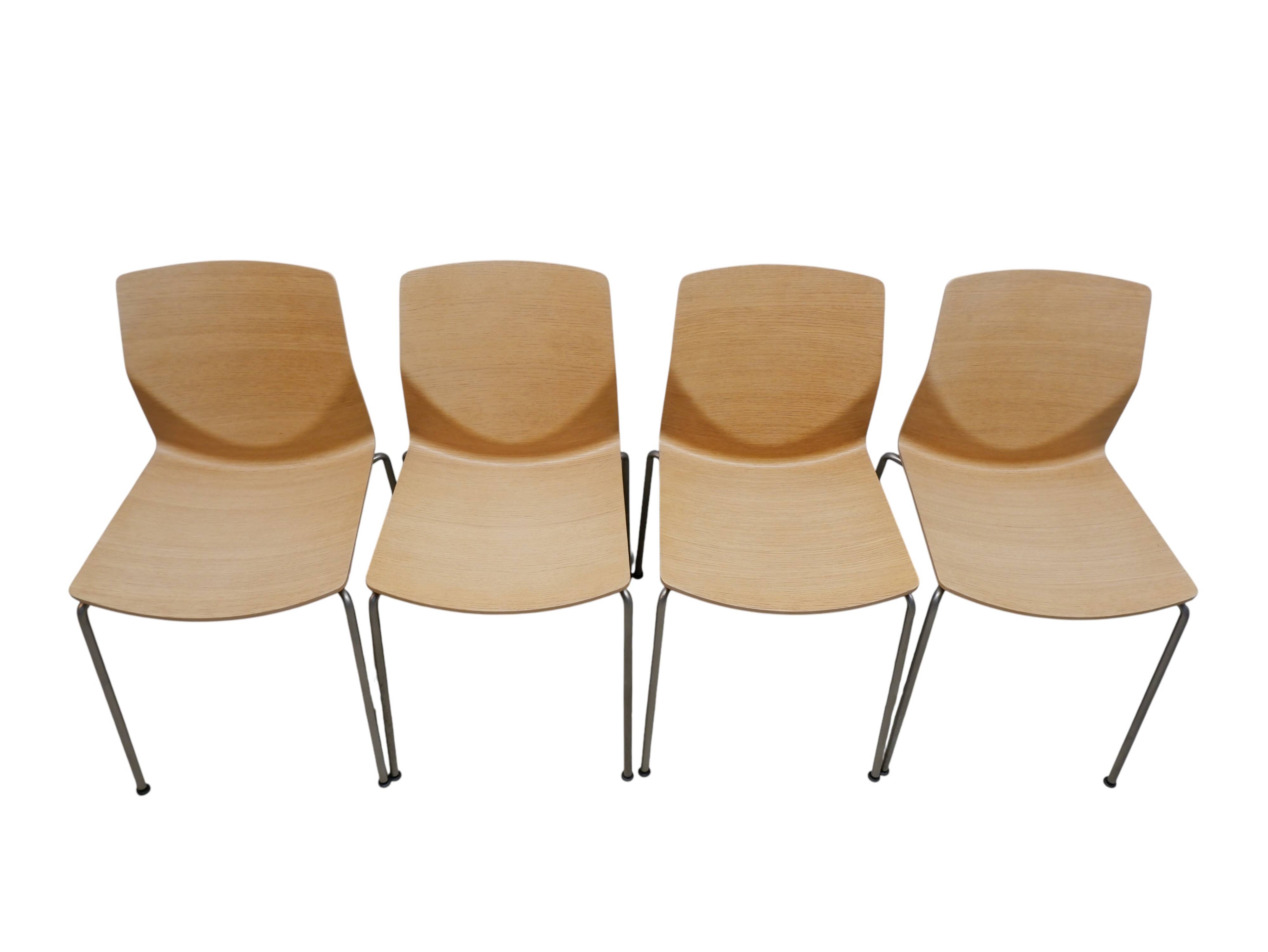 Set of 4 Lapalma Kai chairs