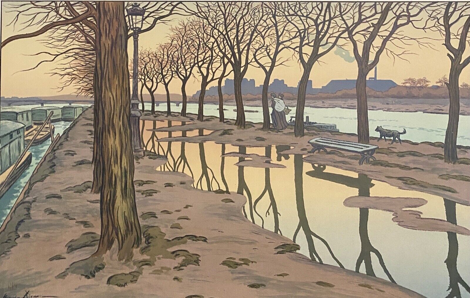 Lithographie par Henri Rivière