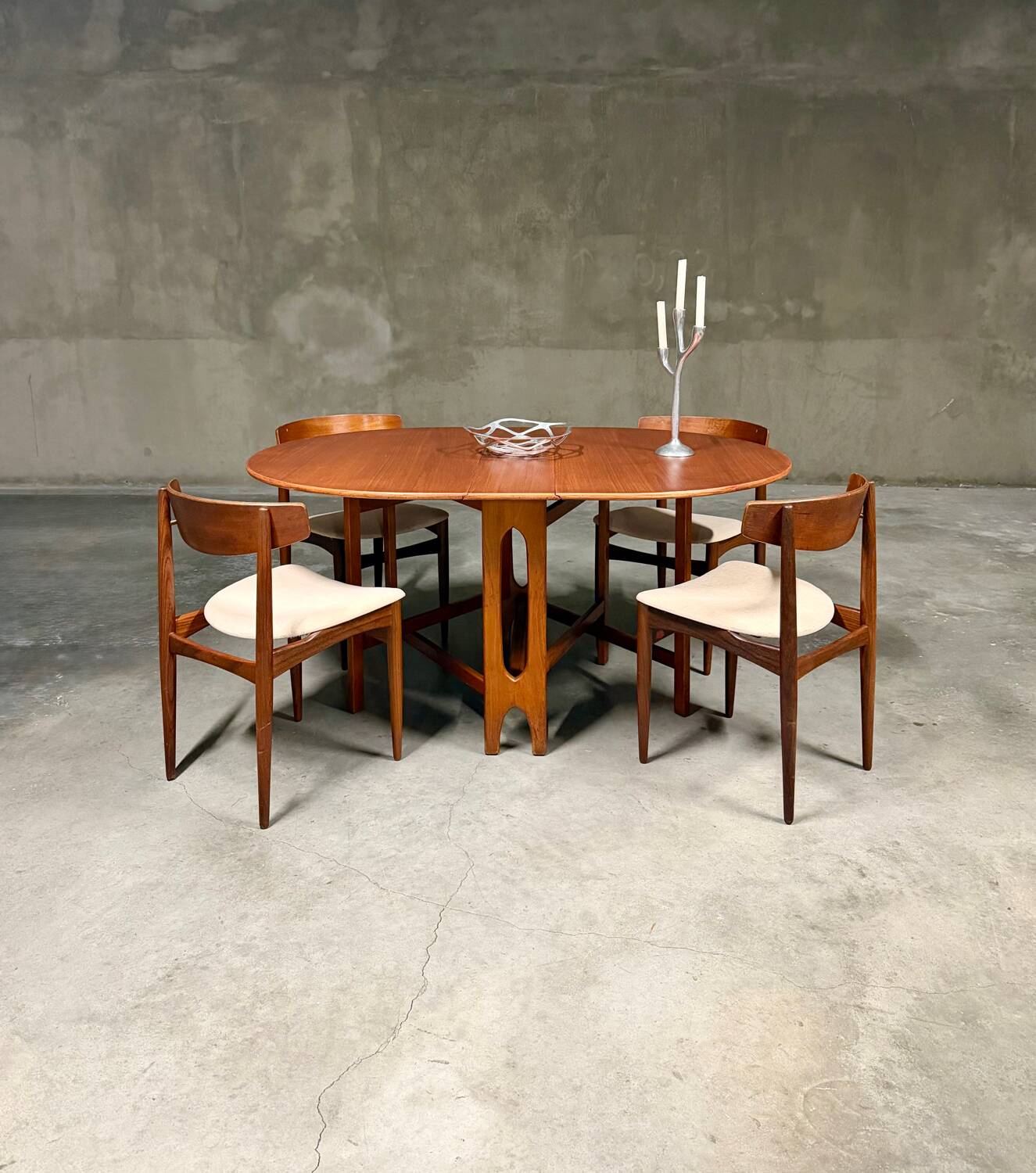 4 reupholstered Bramin chairs