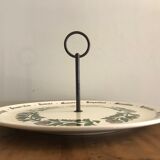 Gien 1970 earthenware cheese platter