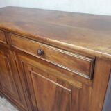 Solid walnut sideboard with 2 doors and 2 drawers, late 19th century